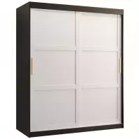 Skriňa Amiro 1 150 čierny/biely