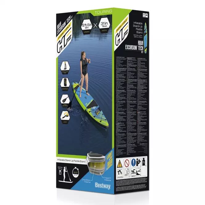 Nafukovací paddleboard Sup Aqua Excursion Set Hydro-Force 65373 BESTWAY,13