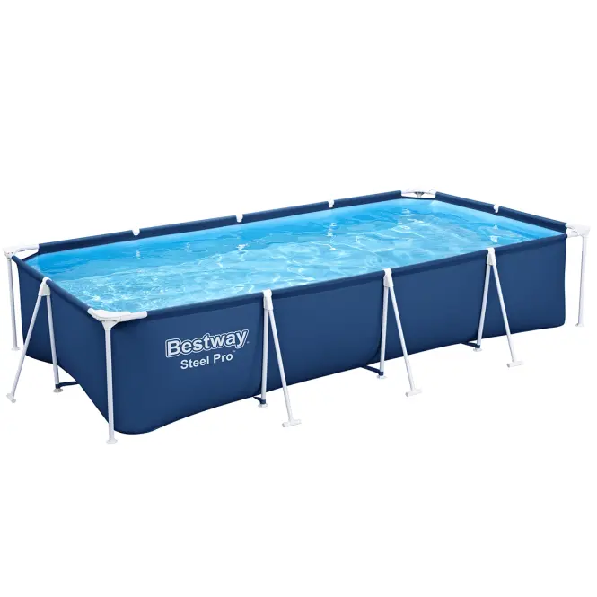 Bazén s rámom obdĺžnikový s filtráciou 4x2,11x0,81 m 56424,3