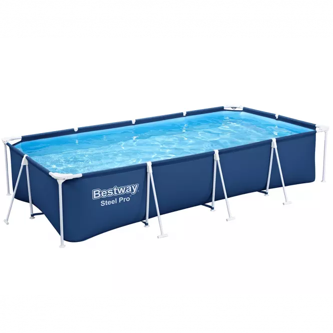 Bazén s rámom obdĺžnikový s filtráciou 4x2.11x0.81m 56424