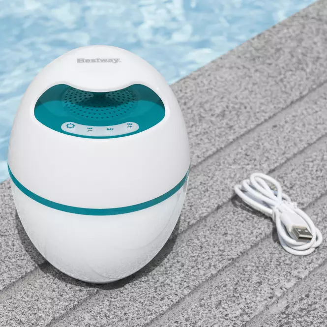 Plávajúci bluetooth reproduktor MUSICWAVE™ LED 58700,2