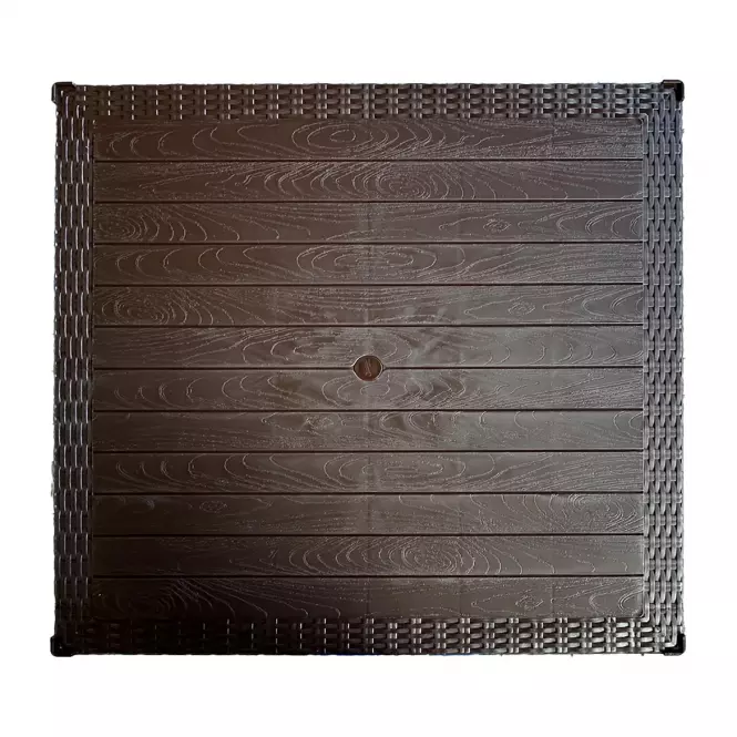 Stôl Infinitty hnedý 90x90 cm