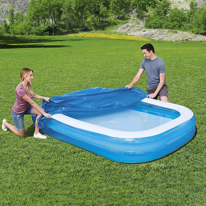 Krycia plachta na obdĺžnikový bazén 2,62 × 1,75 m 58319