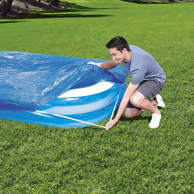 Krycia plachta na obdĺžnikový bazén 2,62 × 1,75 m 58319