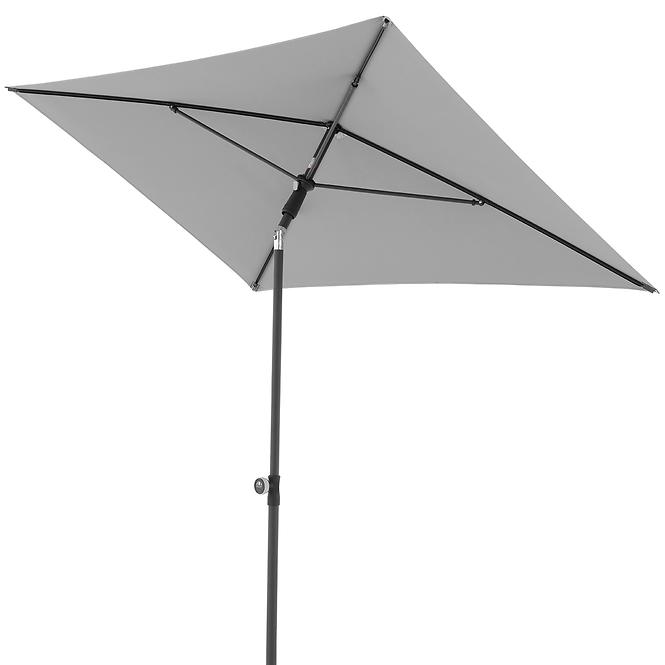 Plážový slnečník ACTIVE 200x120 cm šedy