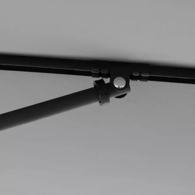 Plážový slnečník ACTIVE 200x120 cm šedy