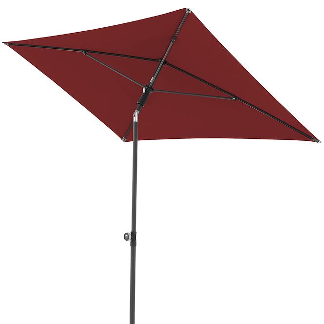 Plážový slnečník ACTIVE 200x120 cm bordo,2