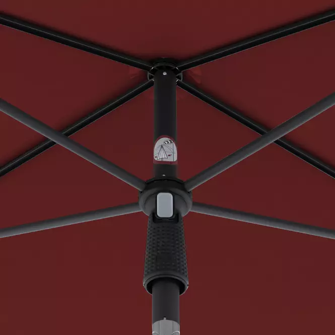 Plážový slnečník ACTIVE 200x120 cm bordo