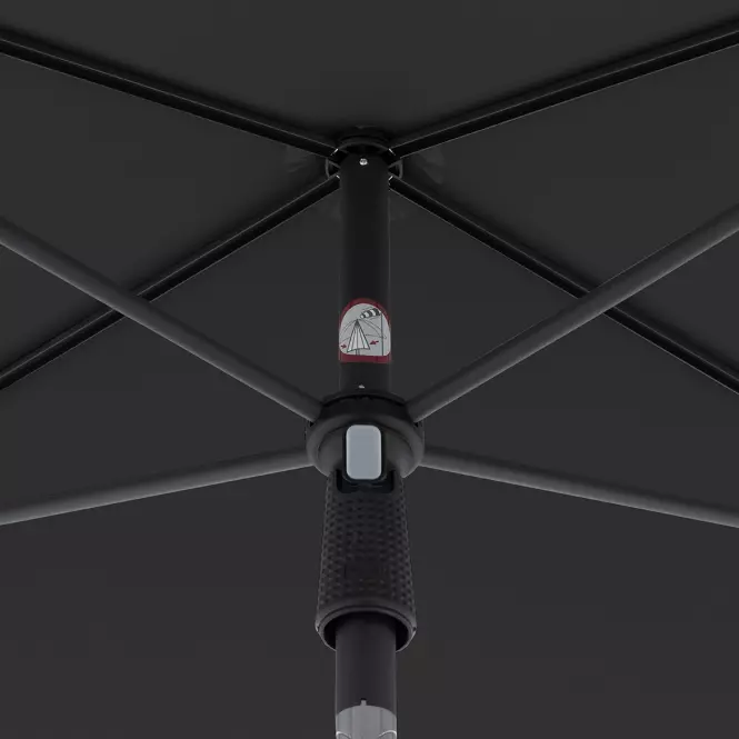 Plážový slnečník ACTIVE 200x120 cm antracit