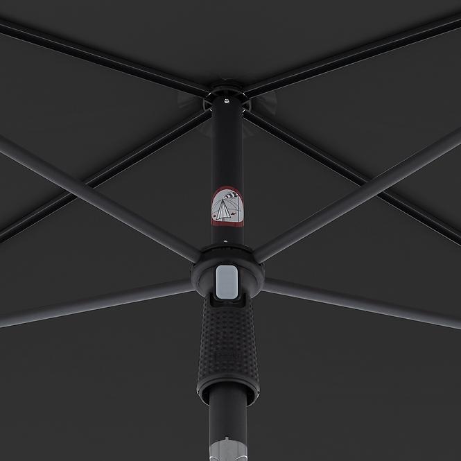Plážový slnečník ACTIVE 200x120 cm antracit