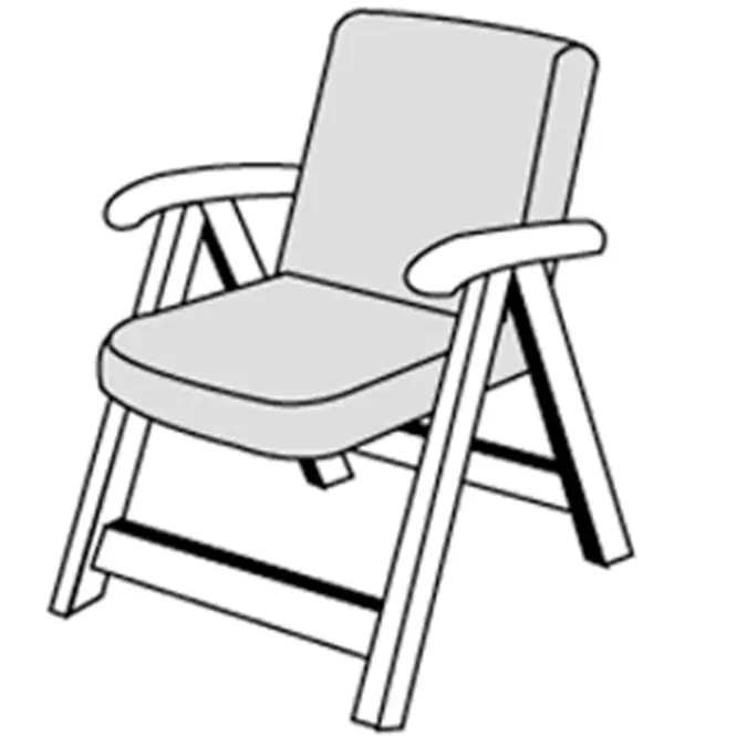 Podsedák na záhradnú stoličku CLASSIC 2901 nízka,5