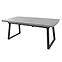 Stôl Luton 80094DP sivý mramor/čierna