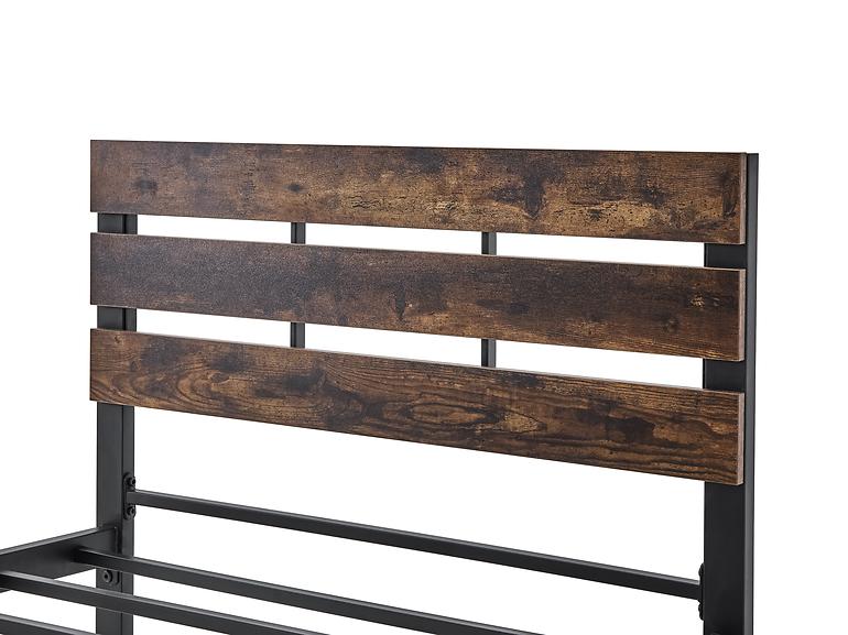 Posteľ David 8255 90 čierna/dark vintage wood