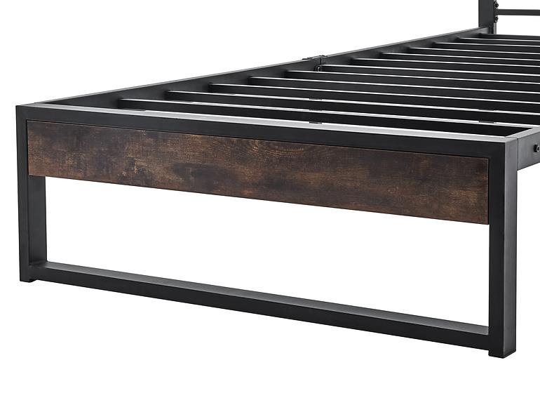 Posteľ David 8255 90 čierna/dark vintage wood,8