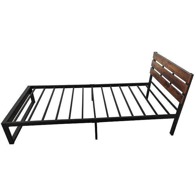 Posteľ David 8255 90 čierna/dark vintage wood,3