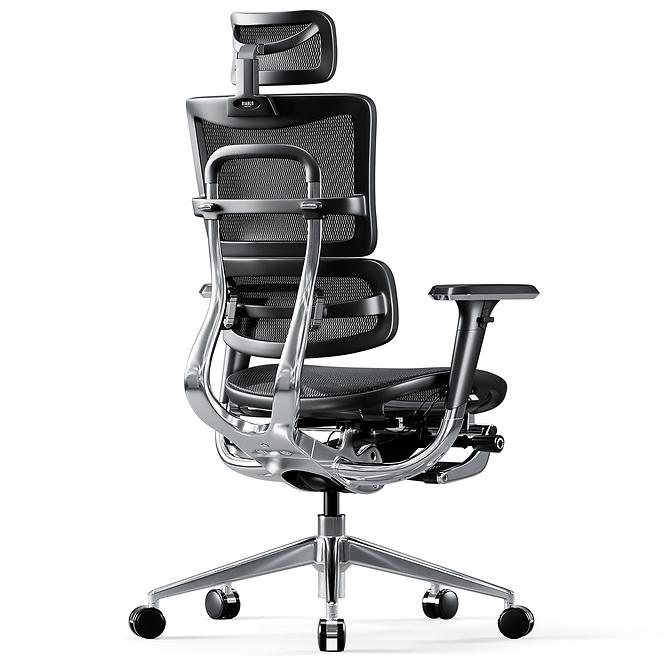 Kancelárske kreslo V-Master čierna/šedá,3