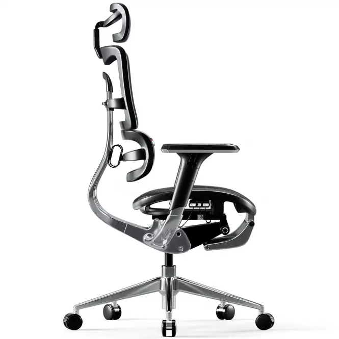 Kancelárske kreslo V-Master čierna/šedá,4