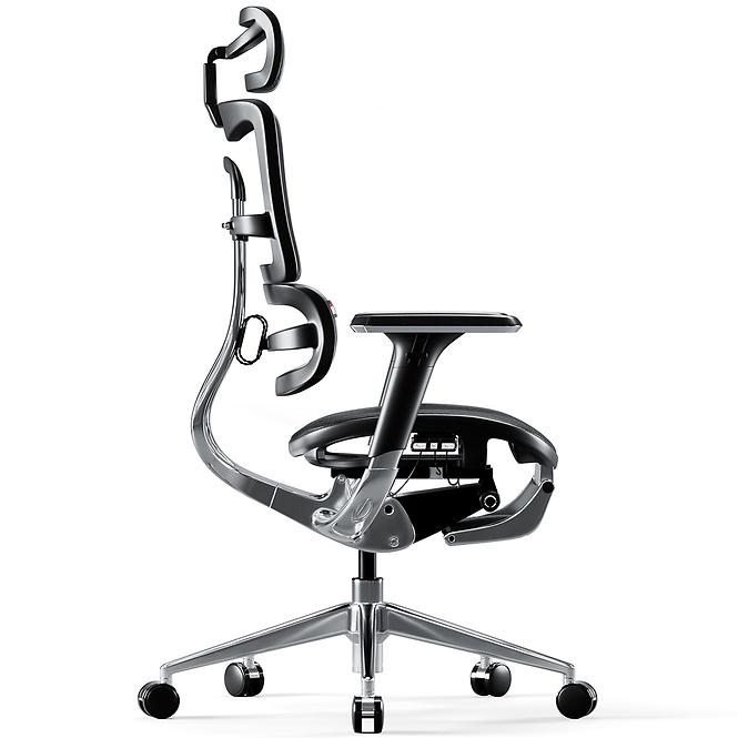 Kancelárske kreslo V-Master čierna/šedá,4