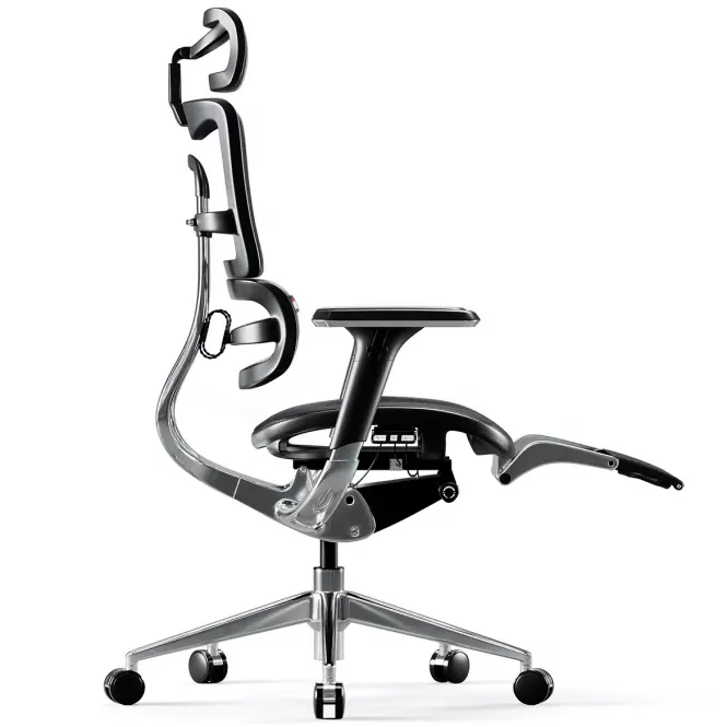Kancelárske kreslo V-Master čierna/šedá,5