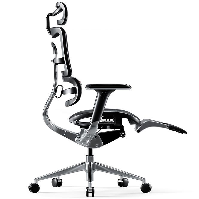 Kancelárske kreslo V-Master čierna/šedá,5