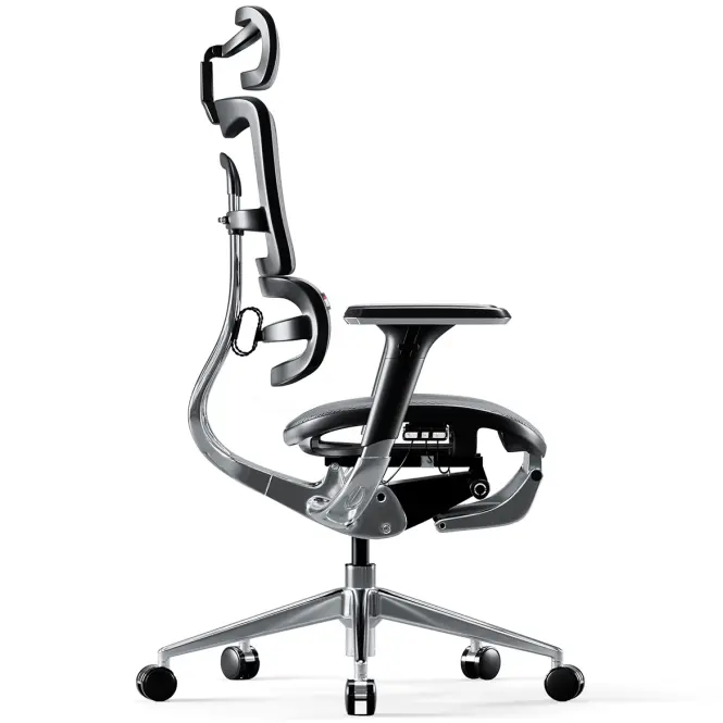 Kancelárske kreslo V-Master čierna/šedá,5