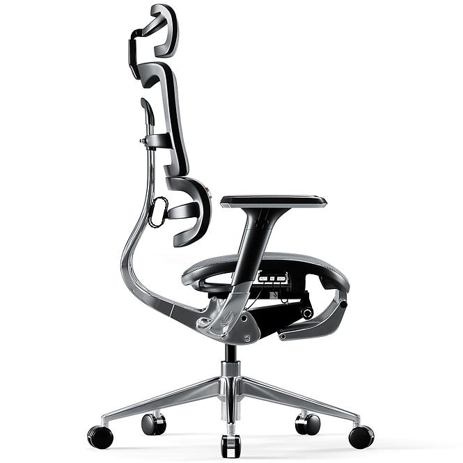 Kancelárske kreslo V-Master čierna/šedá,5