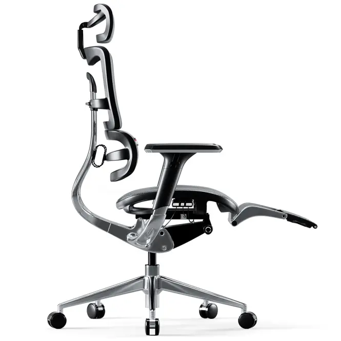 Kancelárske kreslo V-Master čierna/šedá,6