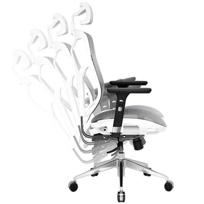 Kancelárske kreslo V-Basic biely/šedá