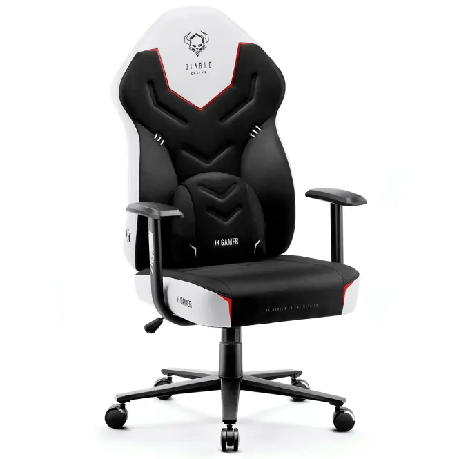 Detské herné kreslo Diablo X-Gamer 2.0 snow white
