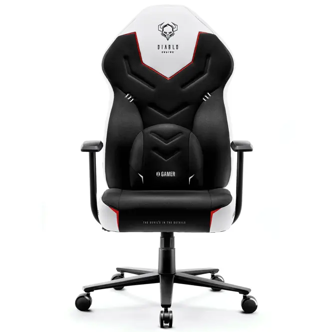 Detské herné kreslo Diablo X-Gamer 2.0 snow white,2