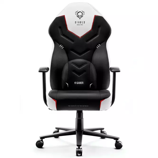Otočné kreslo detská Diablo X-Gamer 2.0 snow white