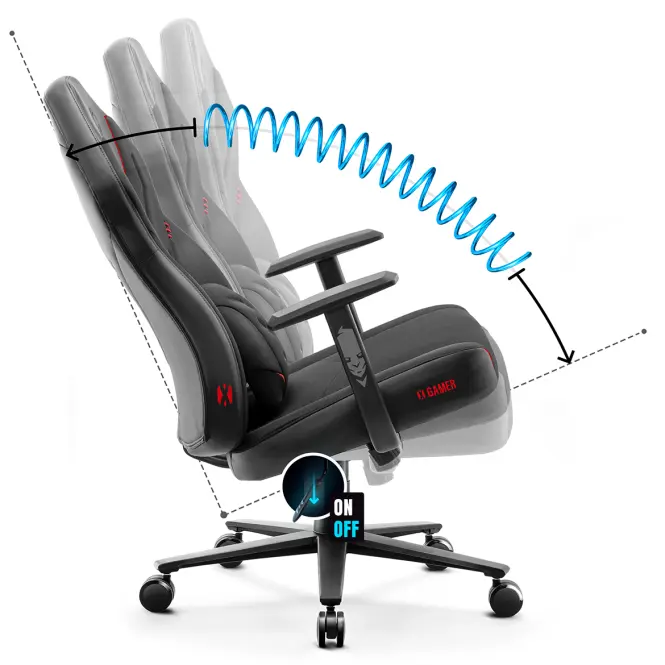 Detské herné kreslo Diablo X-Gamer 2.0 darl obsidian,7