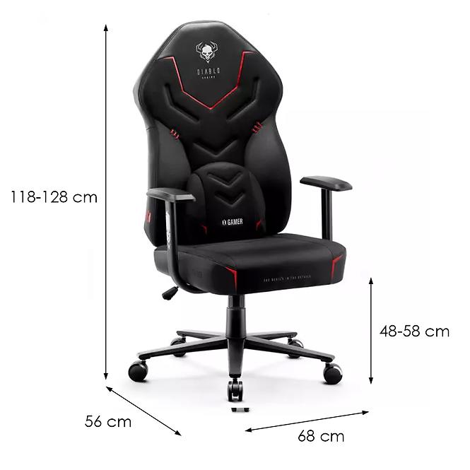 Otočné kreslo detská Diablo X-Gamer 2.0 darl obsidian