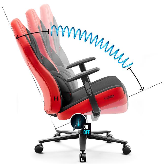 Otočné kreslo detská Diablo X-Gamer 2.0 deep red