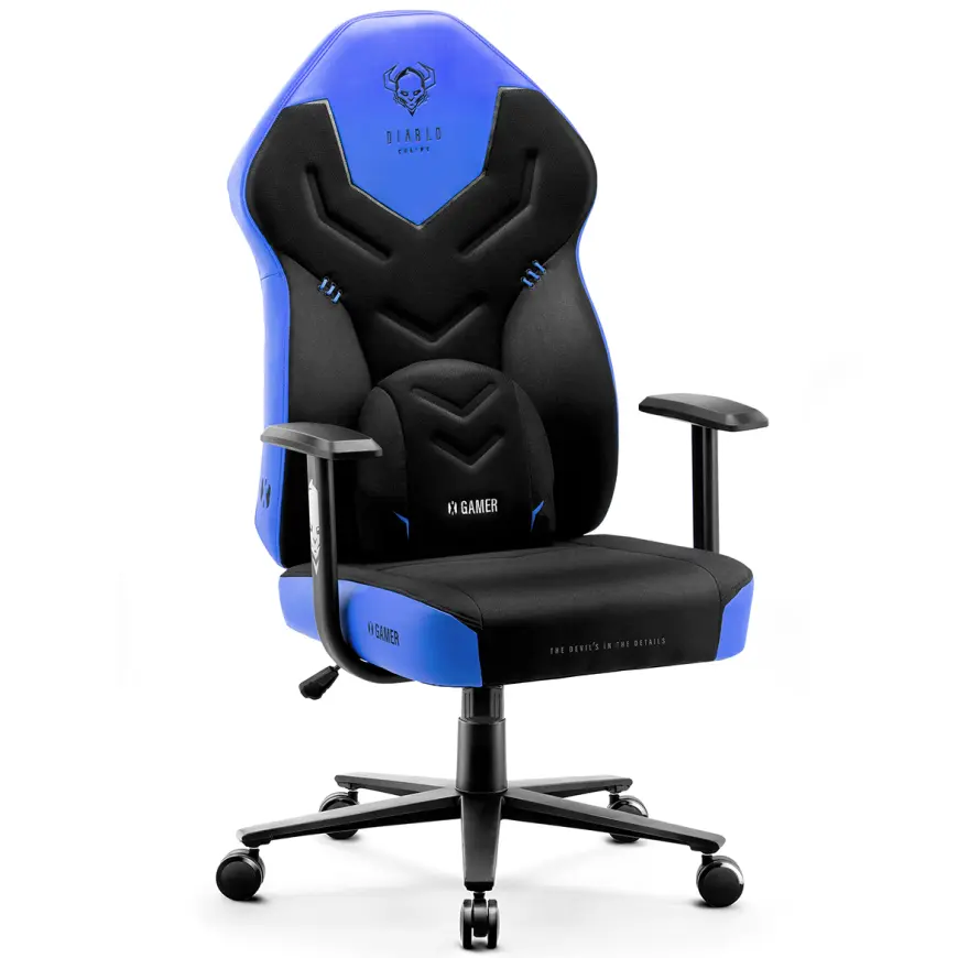 Detské herné kreslo Diablo X-Gamer 2.0 cool water