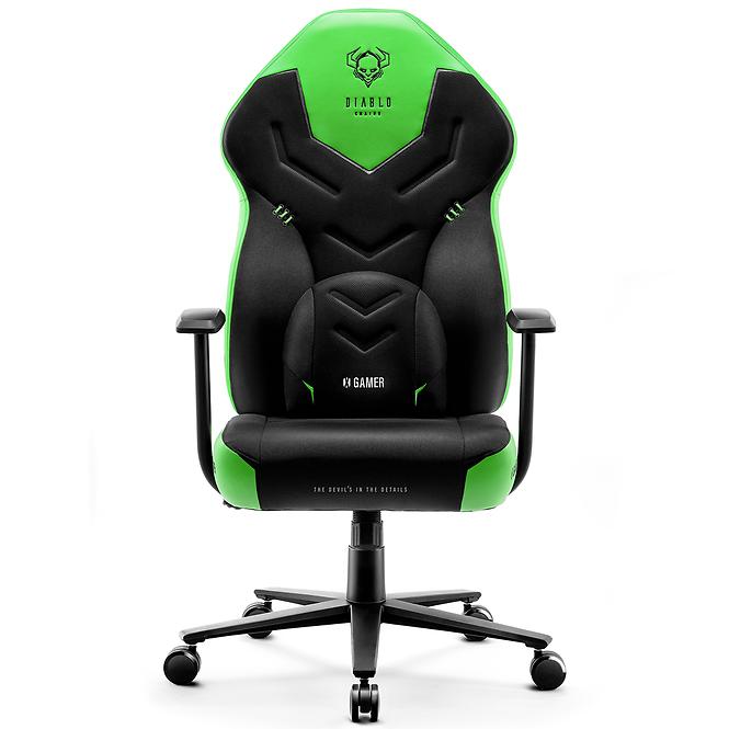 Otočné kreslo detská Diablo X-Gamer 2.0 green emerald