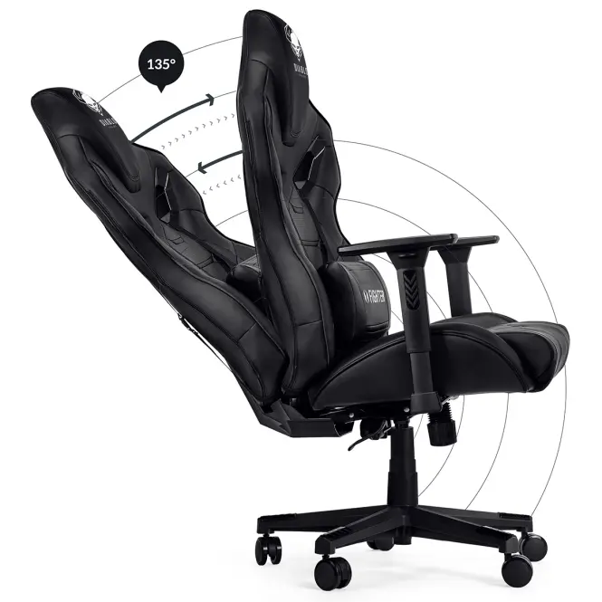 Detské herné kreslo Diablo X-Fighter čierna,5