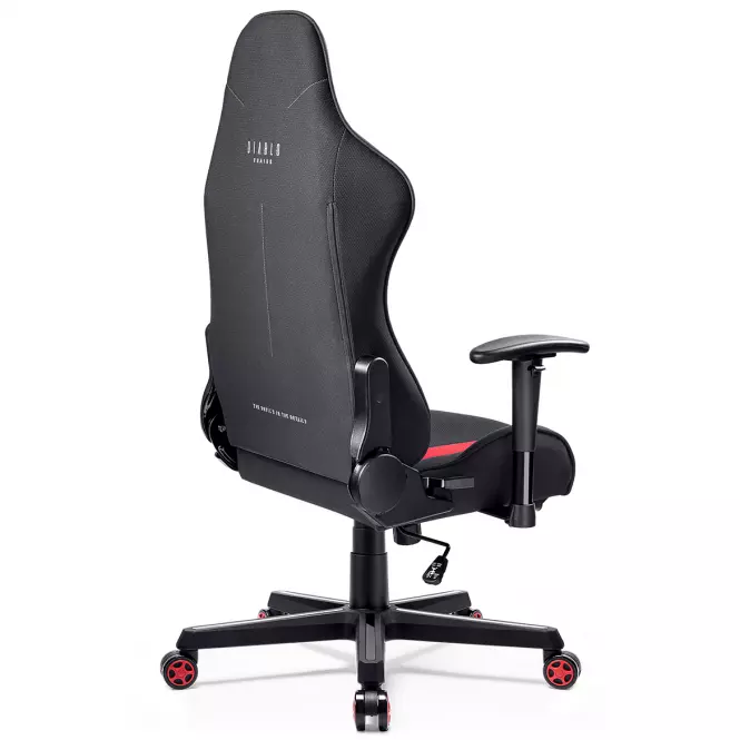 Otočné kreslo Diablo X-Starter čierna/červená,4