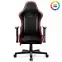 Otočné kreslo Diablo X-Starter čierna + led,2