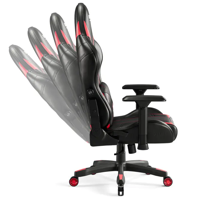 Otočné kreslo Normal Diablo X-Ray 2.0 čierna/červená,7