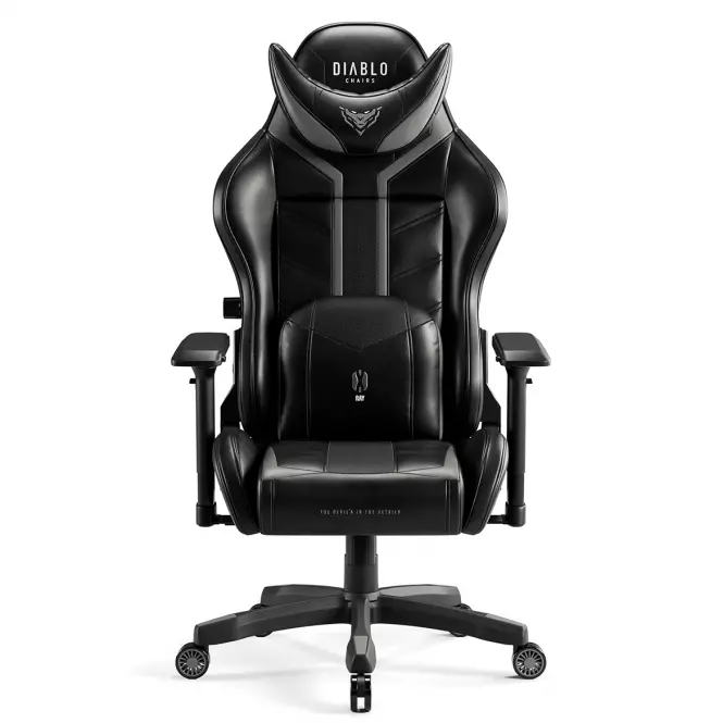 Otočné kreslo Normal Diablo X-Ray 2.0 čierna/šedá,2