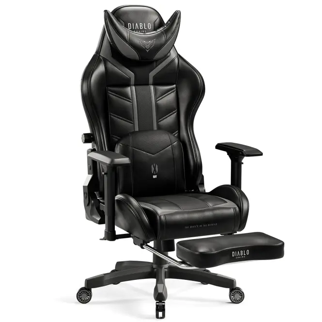 Otočné kreslo Normal Diablo X-Ray 2.0 čierna/šedá,11