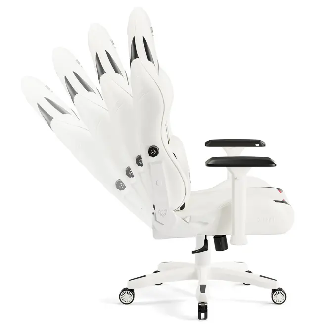 Otočné kreslo King Diablo X-Ray 2.0 čierna/biely,5