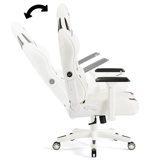 Otočné kreslo King Diablo X-Ray 2.0 čierna/biely,6