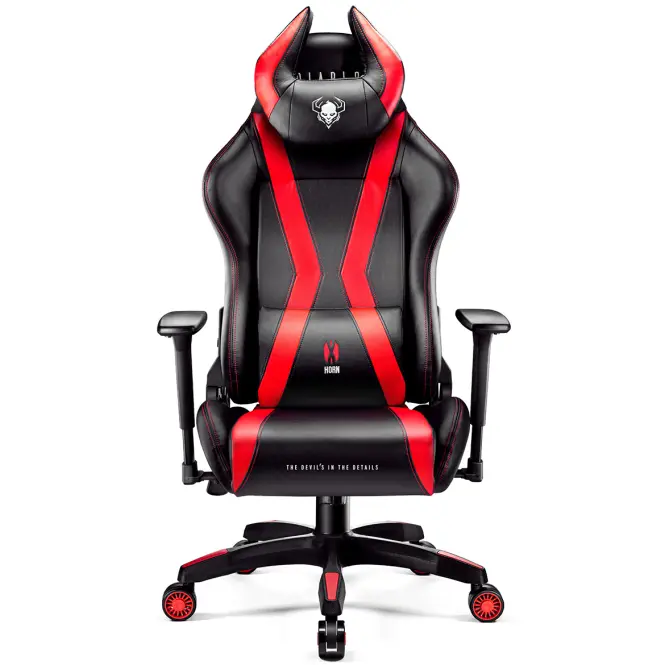 Otočné kreslo Normal Diablo X-Horn 2.0 čierna/červená,2