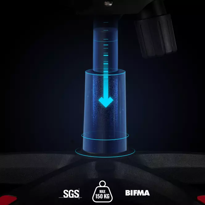 Otočné kreslo Normal Diablo X-Horn 2.0 čierna/červená