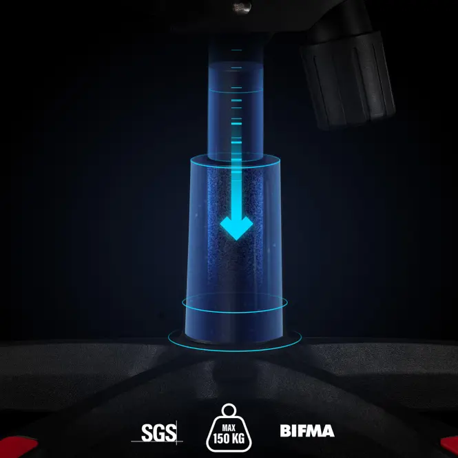 Otočné kreslo Normal Diablo X-Horn 2.0 čierna/červená,12