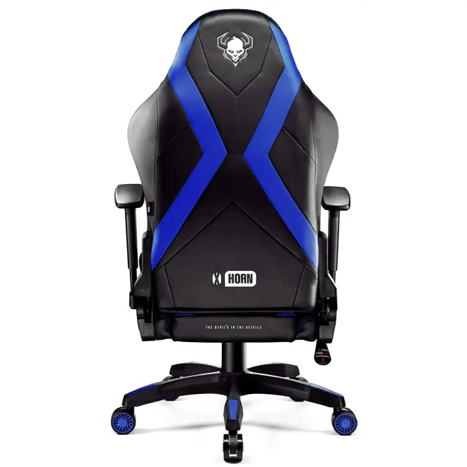 Otočné kreslo Normal Diablo X-Horn 2.0 čierna/modrá,4