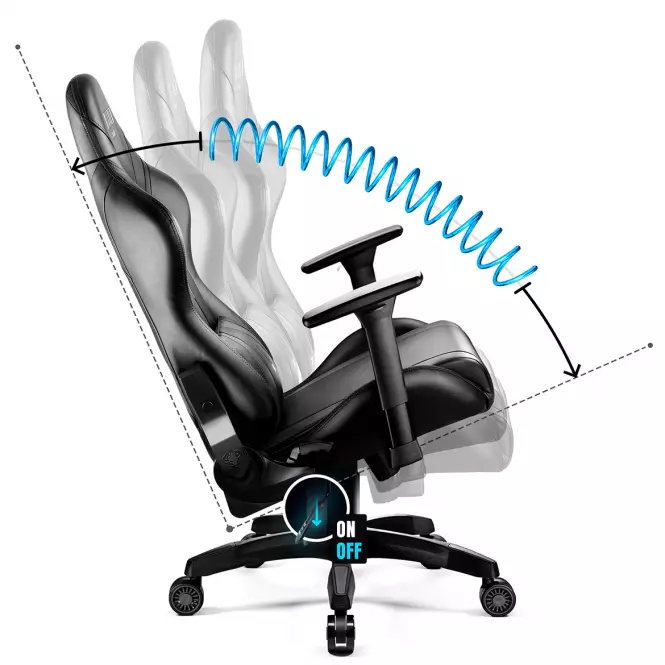 Otočné kreslo Normal Diablo X-Horn 2.0 čierna,6