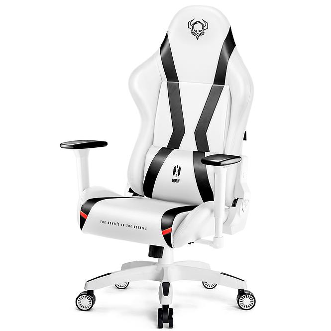 Otočné kreslo Normal Diablo X-Horn 2.0 biely/čierna